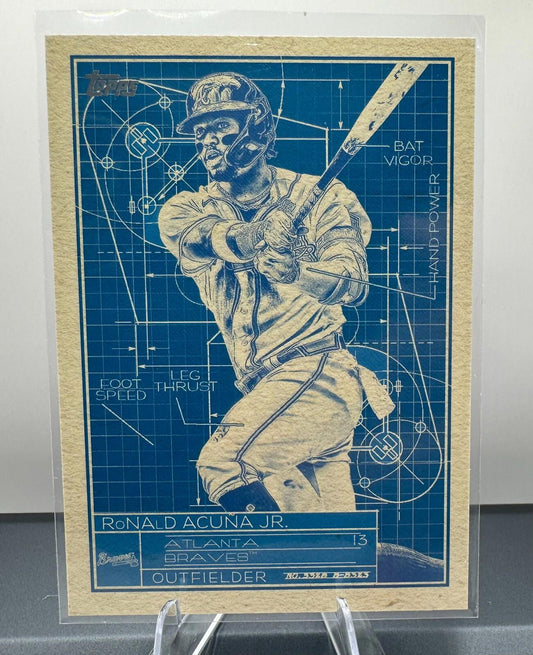 2024 Topps Superstar Blue Print Ronald Acuna Jr #SB-8