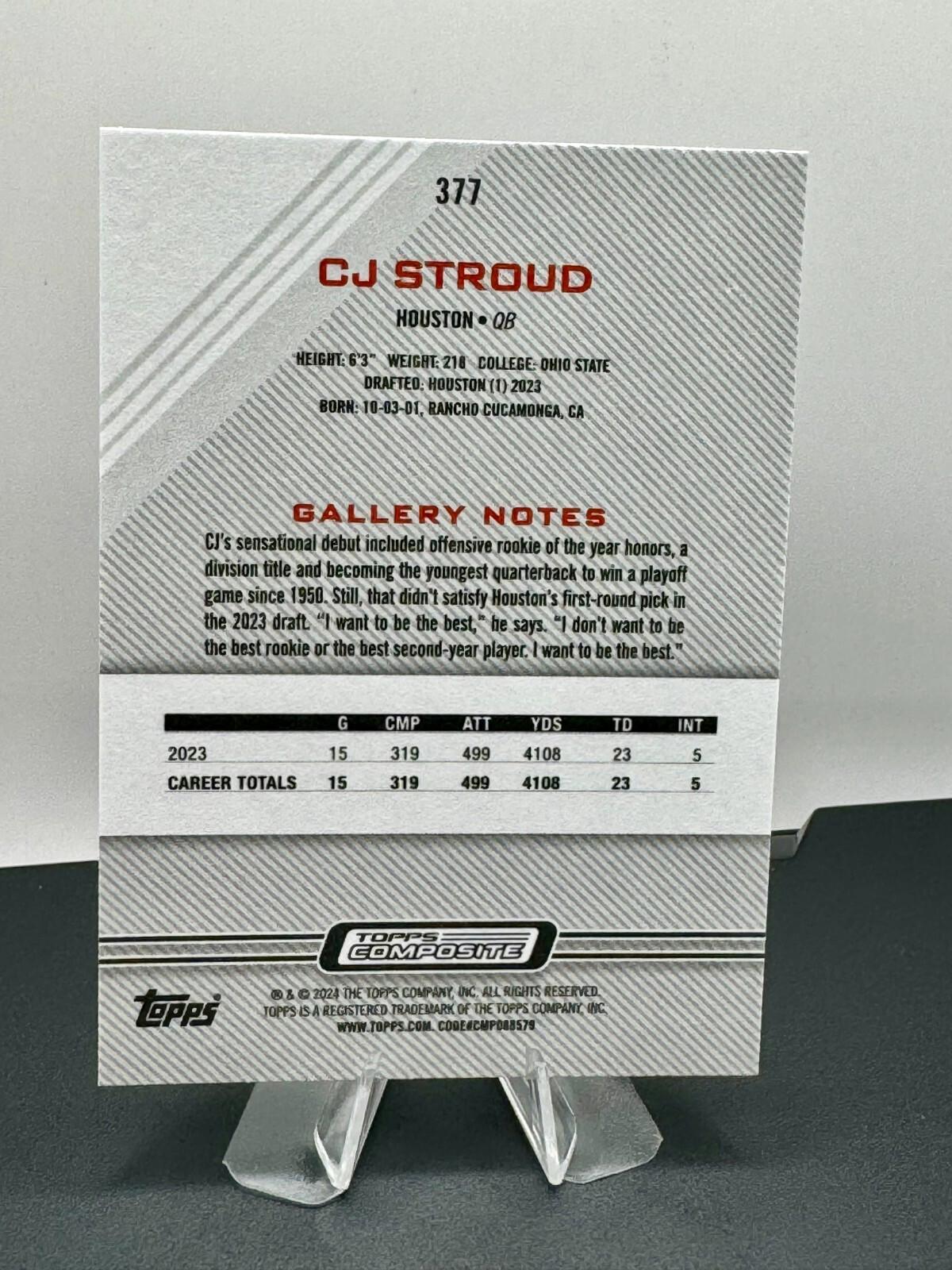 2023 Topps Composite -  Topps Gallery - Will Levis #379