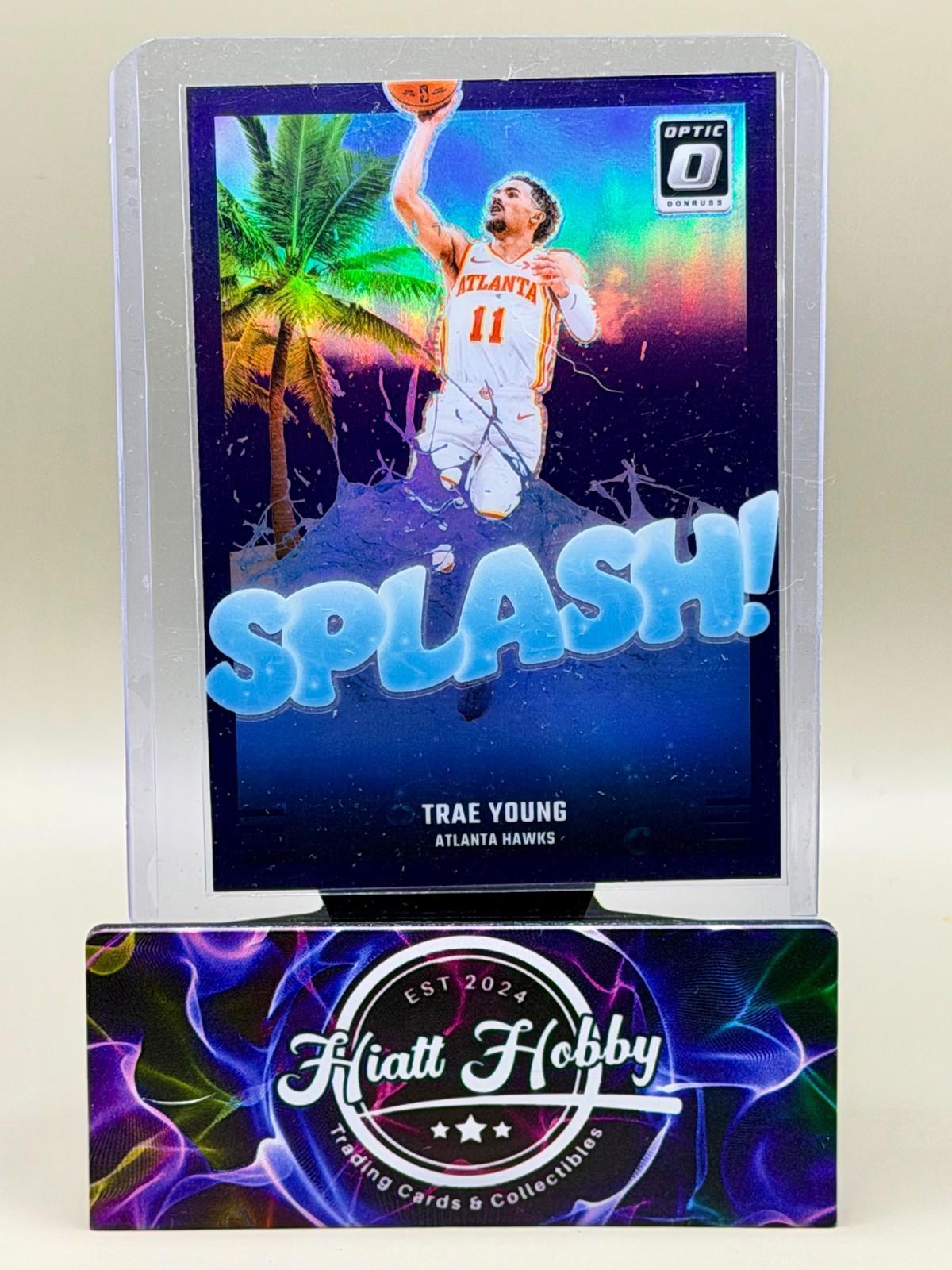 2024-25 Panini Donruss Optic - Trae Young #9 - Splash - Purple Prizm