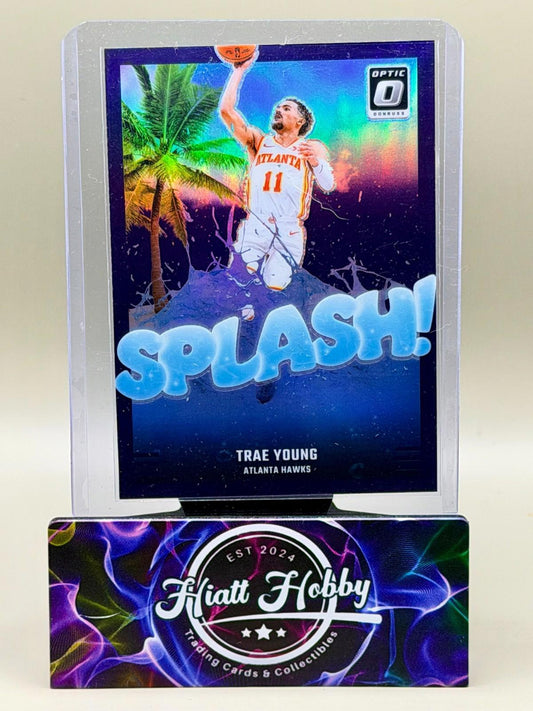 2024-25 Panini Donruss Optic - Trae Young #9 - Splash - Purple Prizm