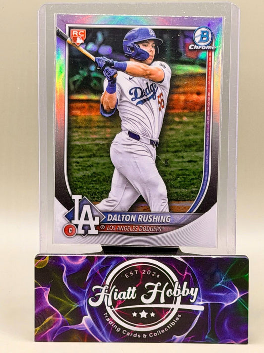 2025 Bowman Chrome - Daulton Rushing #100 - Red Rookie Redempton SP (RC)