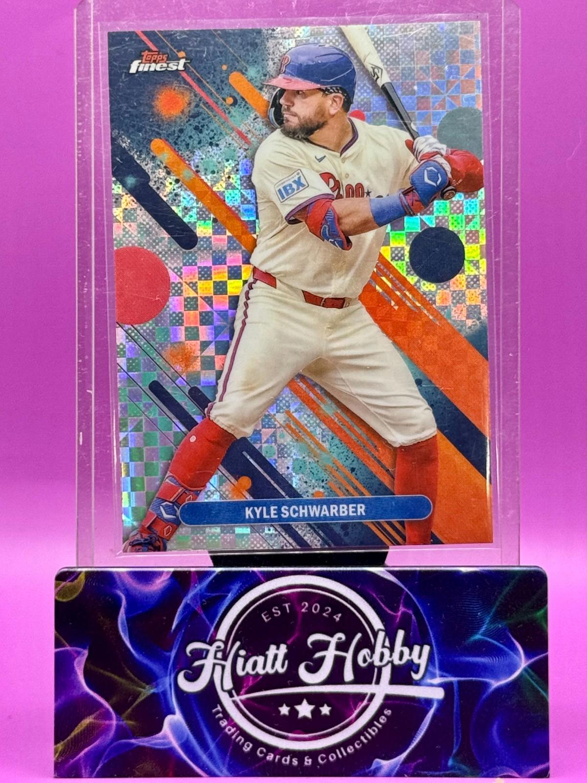 2025 Topps Finest - Kyle Schwarber #88 - Common - X-Fractor