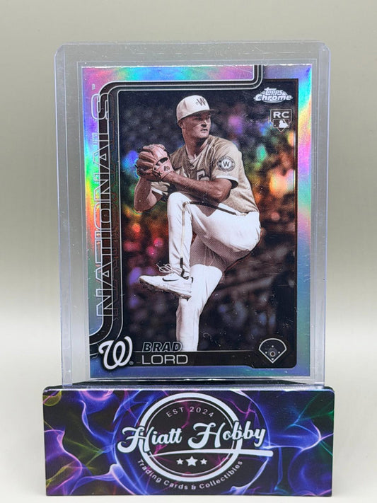 2025 Topps Chrome Update - Brad Lord #USC77 - Sepia Refractor (RC)