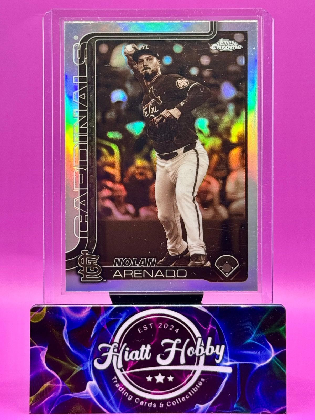 2025 Topps Chrome - Nolan Arenado #14 - Sepia Refractor