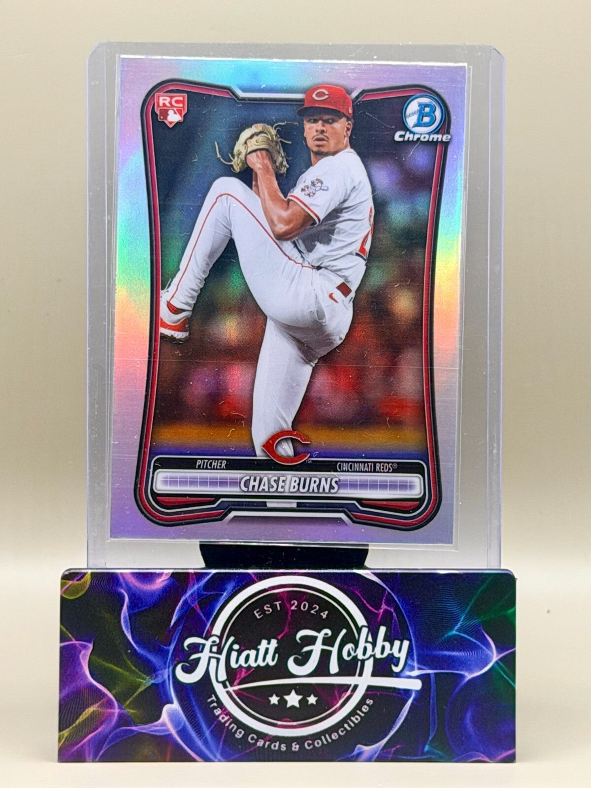 2026 Bowman Chrome Baseball - #3 Chase Burns - Red Rookie Redemption (RC, SP)