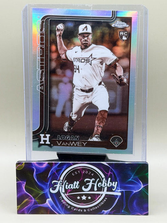 2025 Topps Chrome Update - Logan VanWey #USC141 - Sepia Refractor (RC)