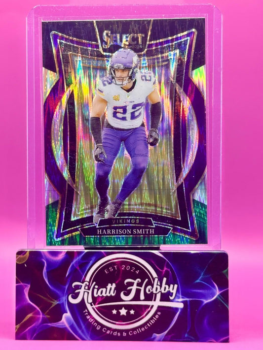 2024 Panini Select - Harrison Smith #59 - Concourse - Black & Green Shock Prizm