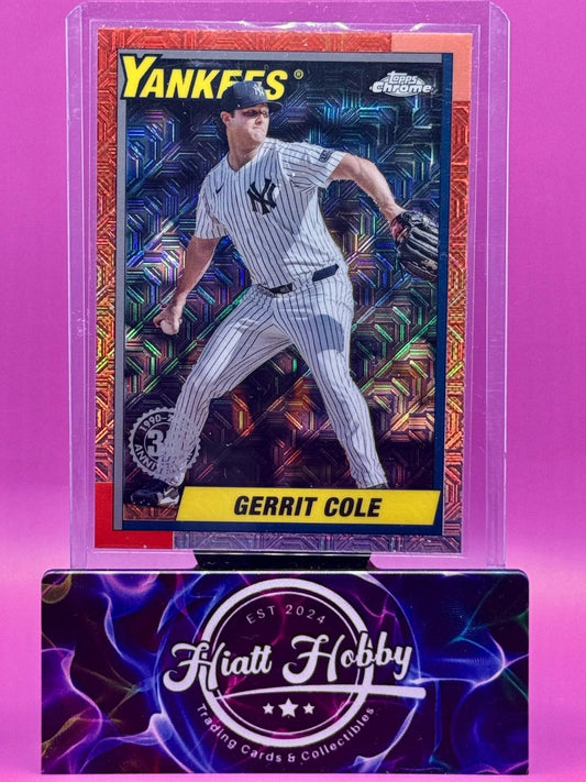 2025 Topps Series 1 - 1990 Topps Chrome Silver Pack Gerrit Cole #T90C-98