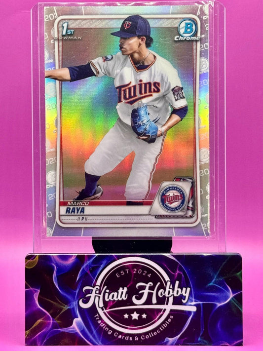 2020 Bowman Draft Chrome - Marco Raya #BD-63 - Refractor (RC)