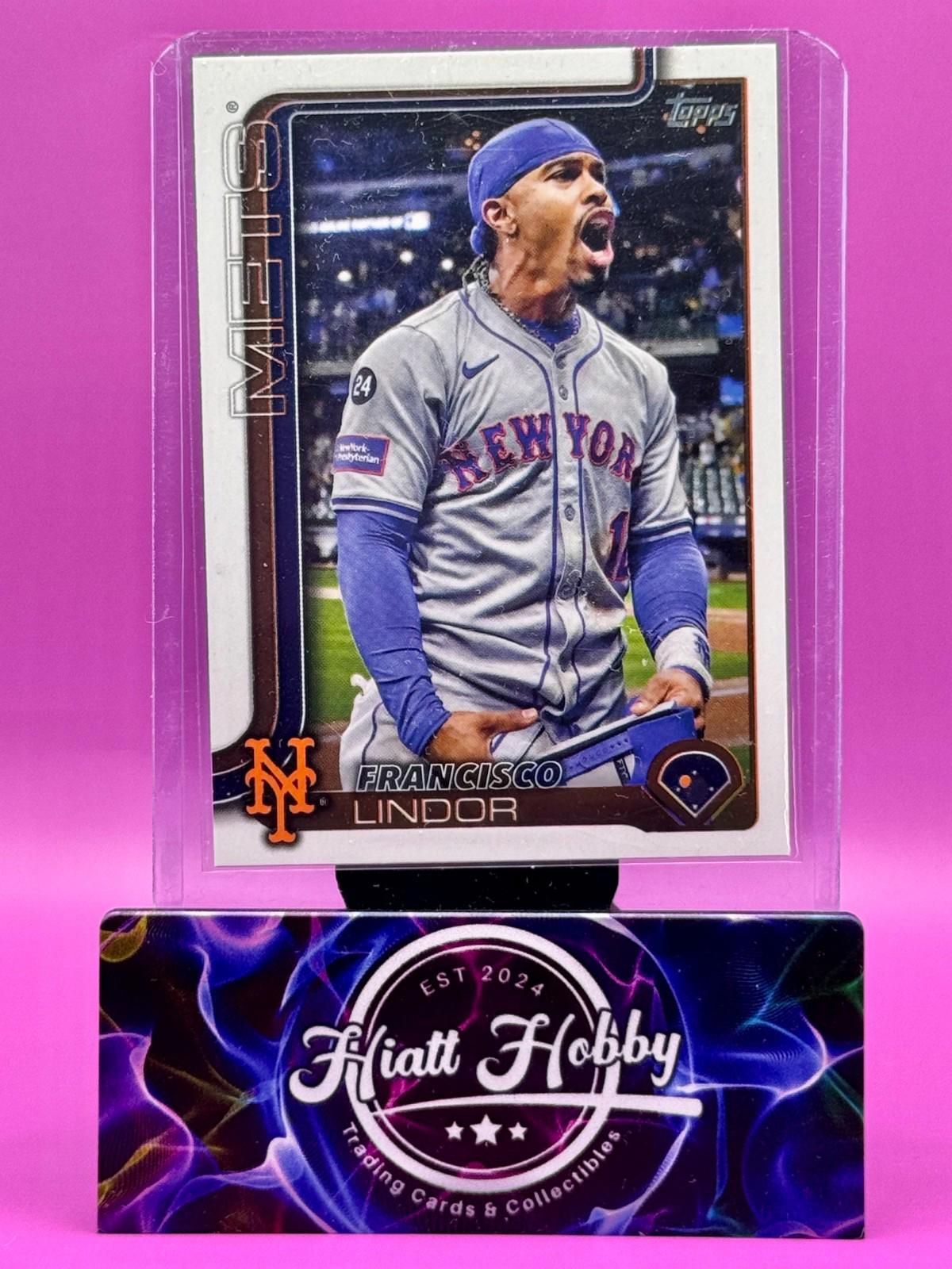 2025 Topps Flagship - Francisco Lindor #OTC-1 and #CTB-1 Lot of 2