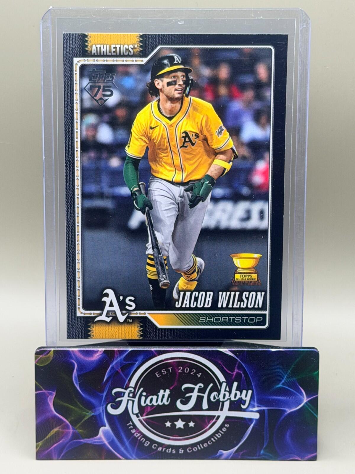 2026 Topps Series 1 - Jacob Wilson #240 - Black /75