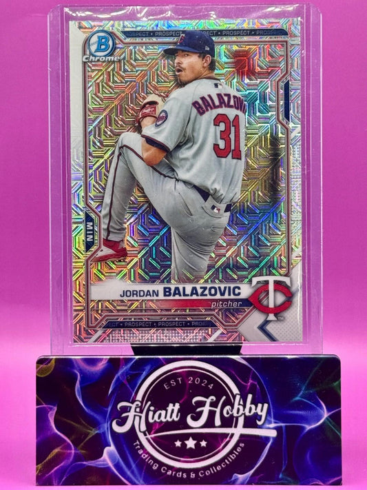 2021 Bowman Chrome - Jordan Balazovic #BCP-61 - Mojo Refractor (RC)