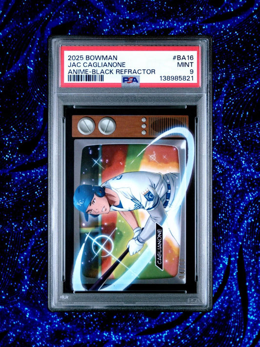 2025 Bowman - Jac Caglianone #BA-16 - Black Anime /10 - PSA 9