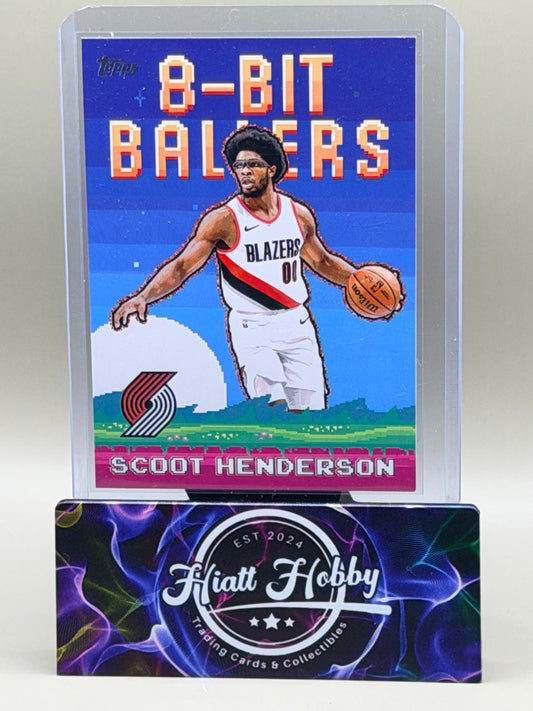 2025-26 Topps Basketball - Scoot Henderson #8B-14 - 8-Bit Ballers