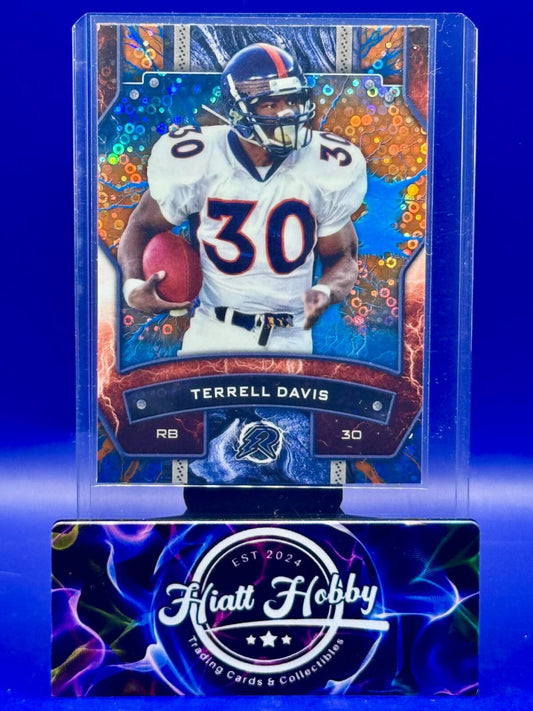 2024 Topps Resurgence - Terrell Davis #33 - Blue & Orange Spark