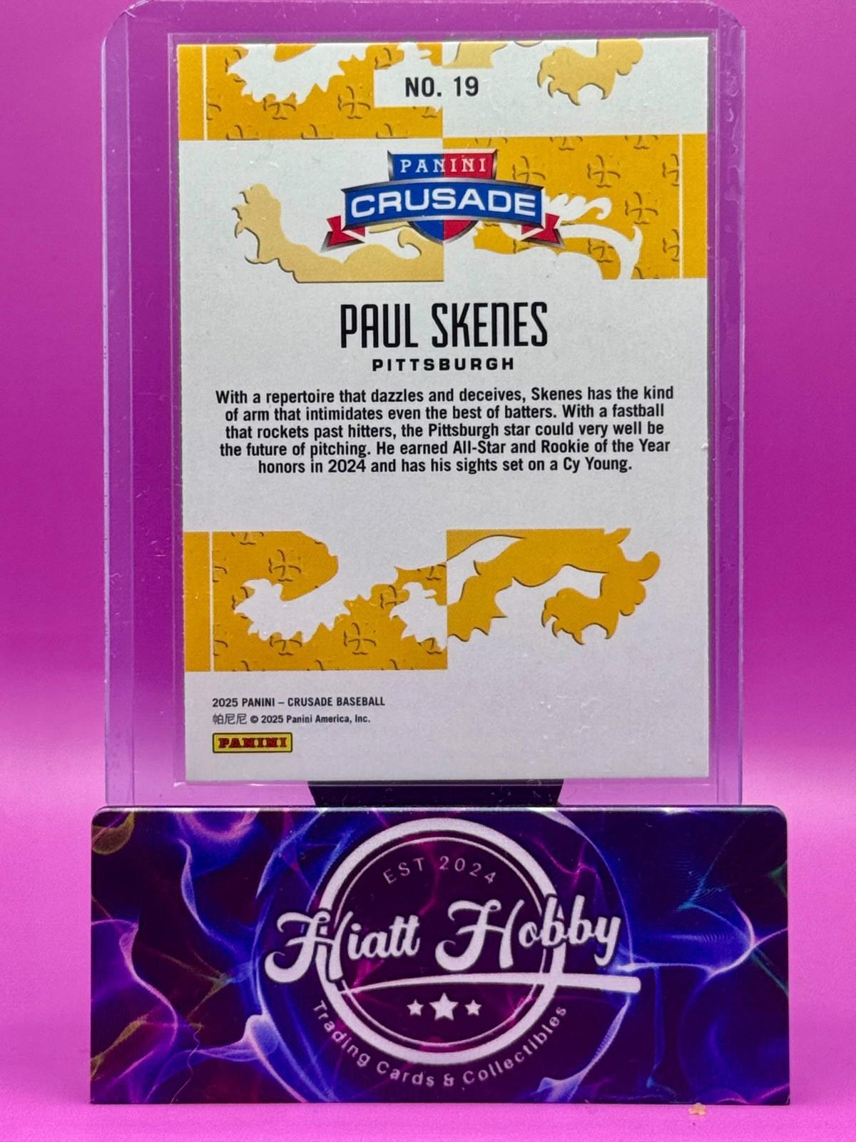 2025 Panini Crusade - Paul Skenes #19
