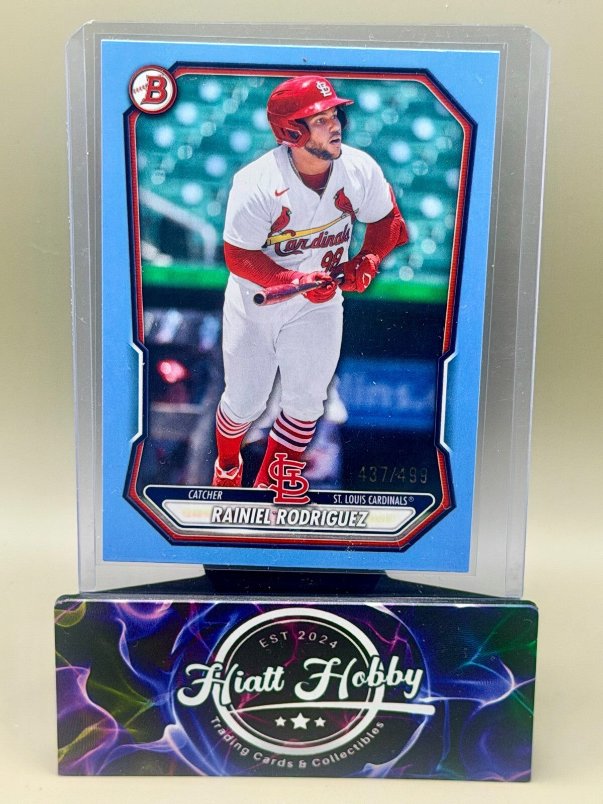 2026 Bowman Baseball - #BP-54 Rainiel Rodriguez - Sky Blue /499