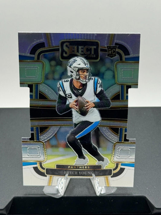 2023 Panini Select - Concourse #14 Bryce Young (RC) - Die-Cut Refractor