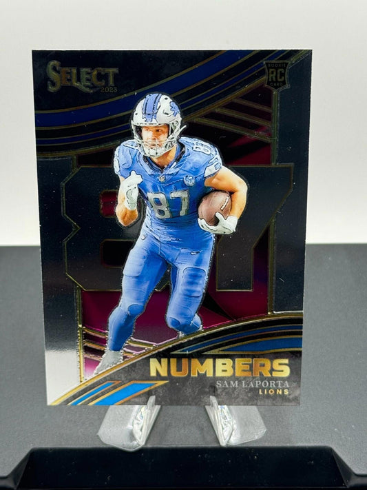 2023 Panini Select - Select Numbers #NMB-SLA Sam LaPorta (RC)