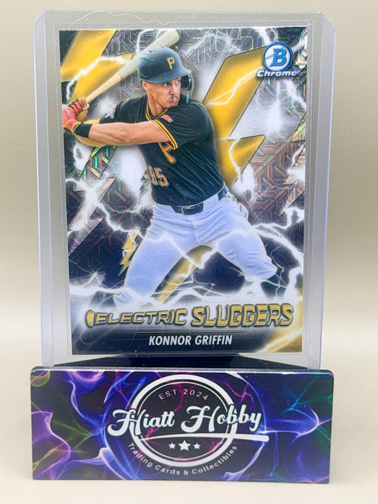 2026 Bowman Chrome - #ES-17 Konnor Griffin - Electric Sluggers - Mojo (RC)