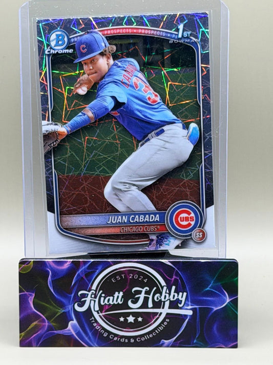 2025 Bowman Chrome - Juan Cabada #BCP-207 - Laser Refractor (RC)