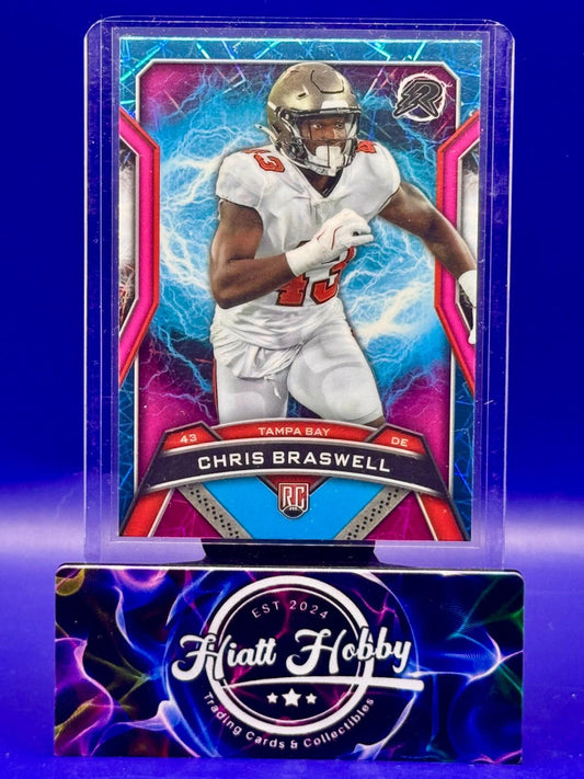 2024 Topps Resurgence - Rookies Chris Braswell #190 - Sky Blue & Pink Shock (RC)