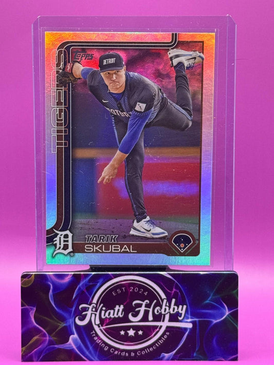 2025 Topps Series 1 - Tarik Skubal #71 Rainbow Foilboard