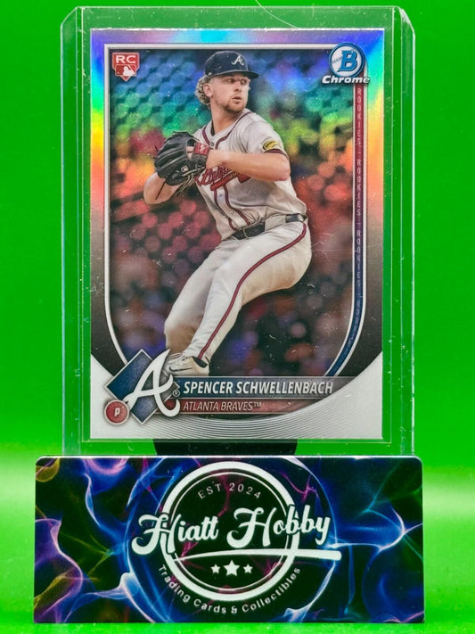 2025 Bowman Chrome - Spencer Schwellenbach #78 - Red RC Refractor
