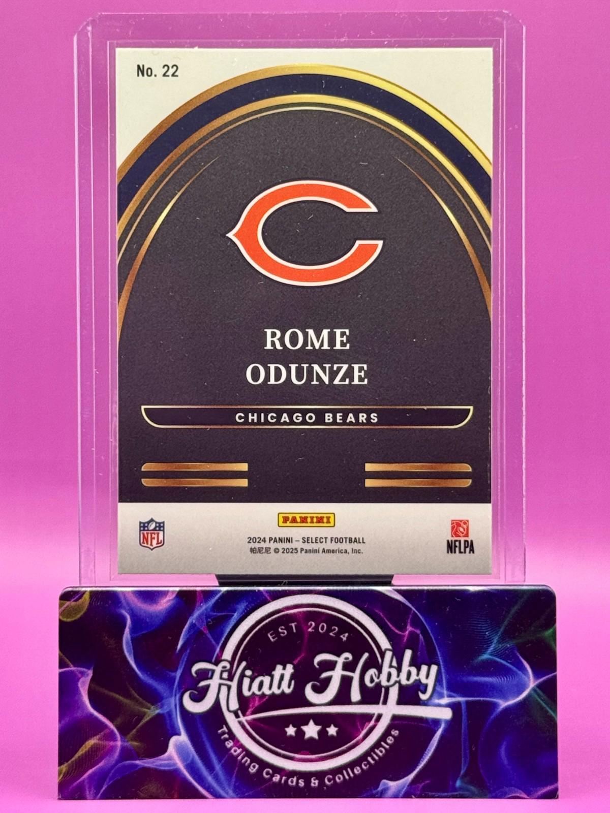2024 Panini Select - Turbocharged - Rome Odunze #22 (RC)