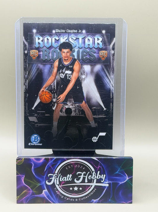 2025-26 Bowman Chrome Basketball #RR-18 Walter Clayton Jr Rockstar Rookies (RC)