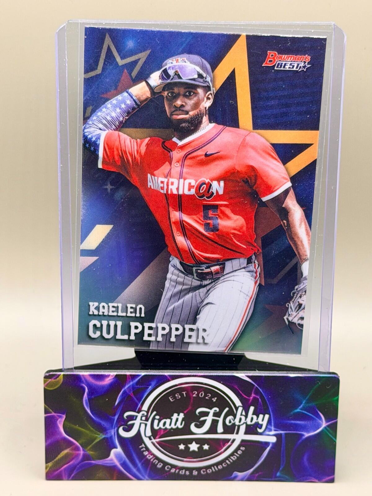 2025 Bowman's Best - #FG-11 Kaelen Culpepper - Futures Game (RC)