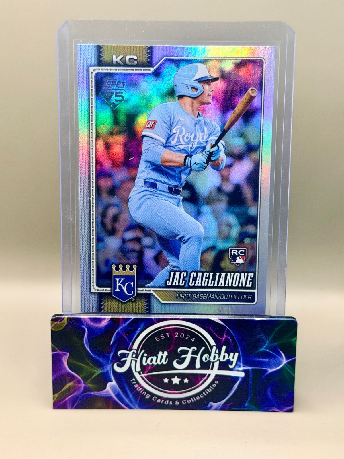 2026 Topps Series 1 - #138 Jac Caglianone - Rainbow Foil (RC)