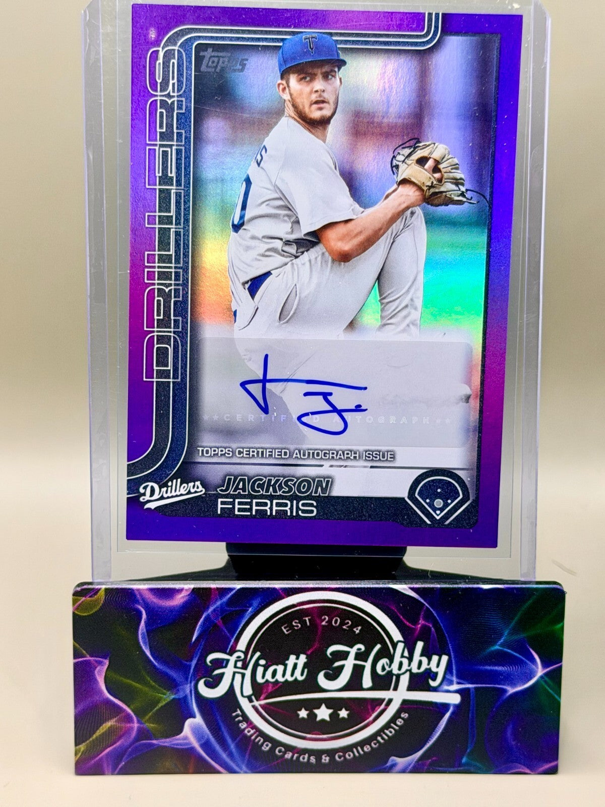 2025 Topps Pro Debut - #PD-65 Jackson Ferris - Purple Auto /299 (AU, RC)