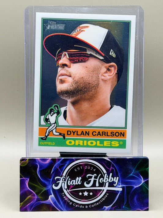 2025 Topps Heritage High Number - Dylan Carlson #618 - Chrome