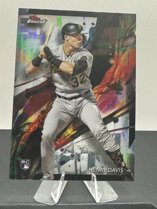 2024 Topps Finest - Common #15 Henry Davis (RC)
