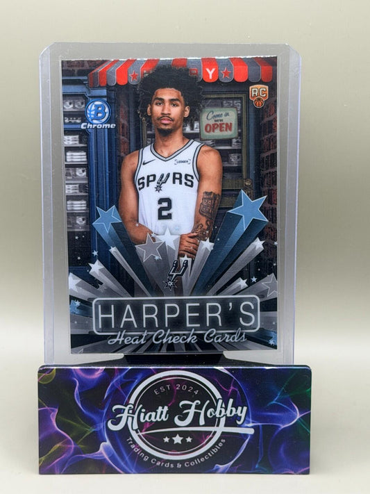 2025-26 Bowman Chrome Basketball - #HS-4 Dylan Harper - Hobby Stars (RC)