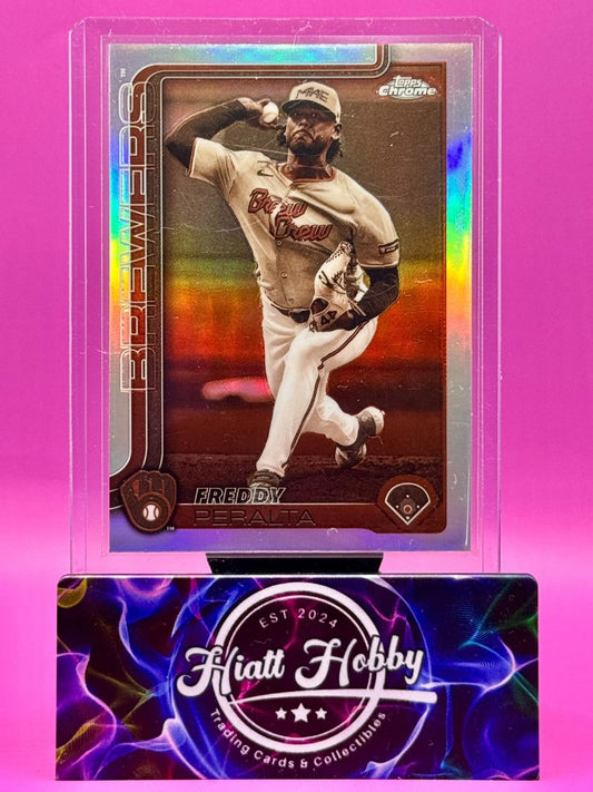 2025 Topps Chrome - Freddy Peralta #95 - Sepia Refractor