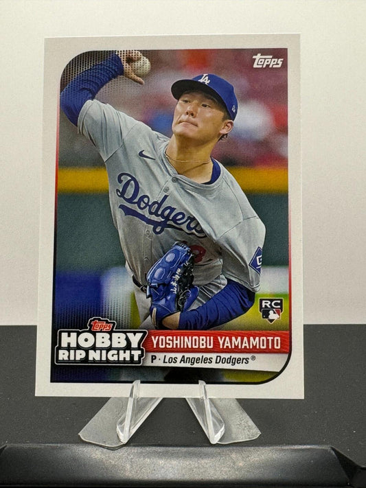 2024 Topps Hobby Rip Night Promo - Yoshinobu Yamamoto #35