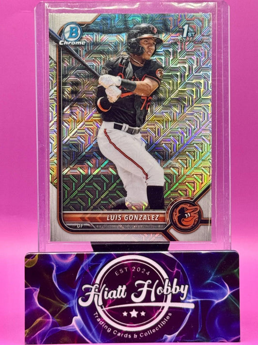 2022 Bowman Chrome - Luis Gonzalez #BCP-125 - Mojo Refractor (RC)