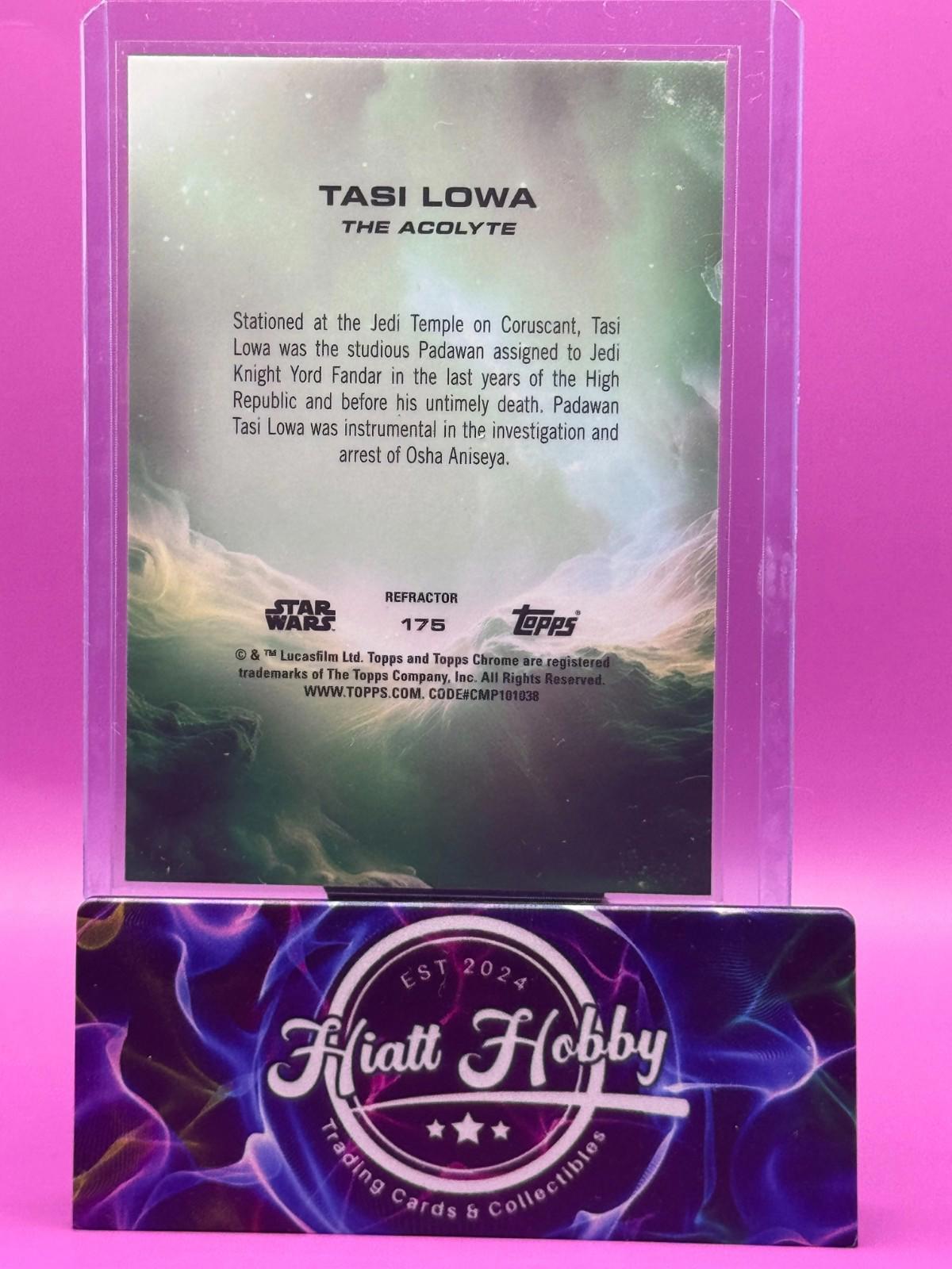 2025 Topps Chrome Star Wars - Tasi Lowa #175 - Refractor