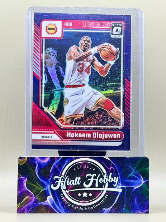 2024-25 Panini Donruss Optic - Hakeem Olajuwon #249 - Purple Prizm