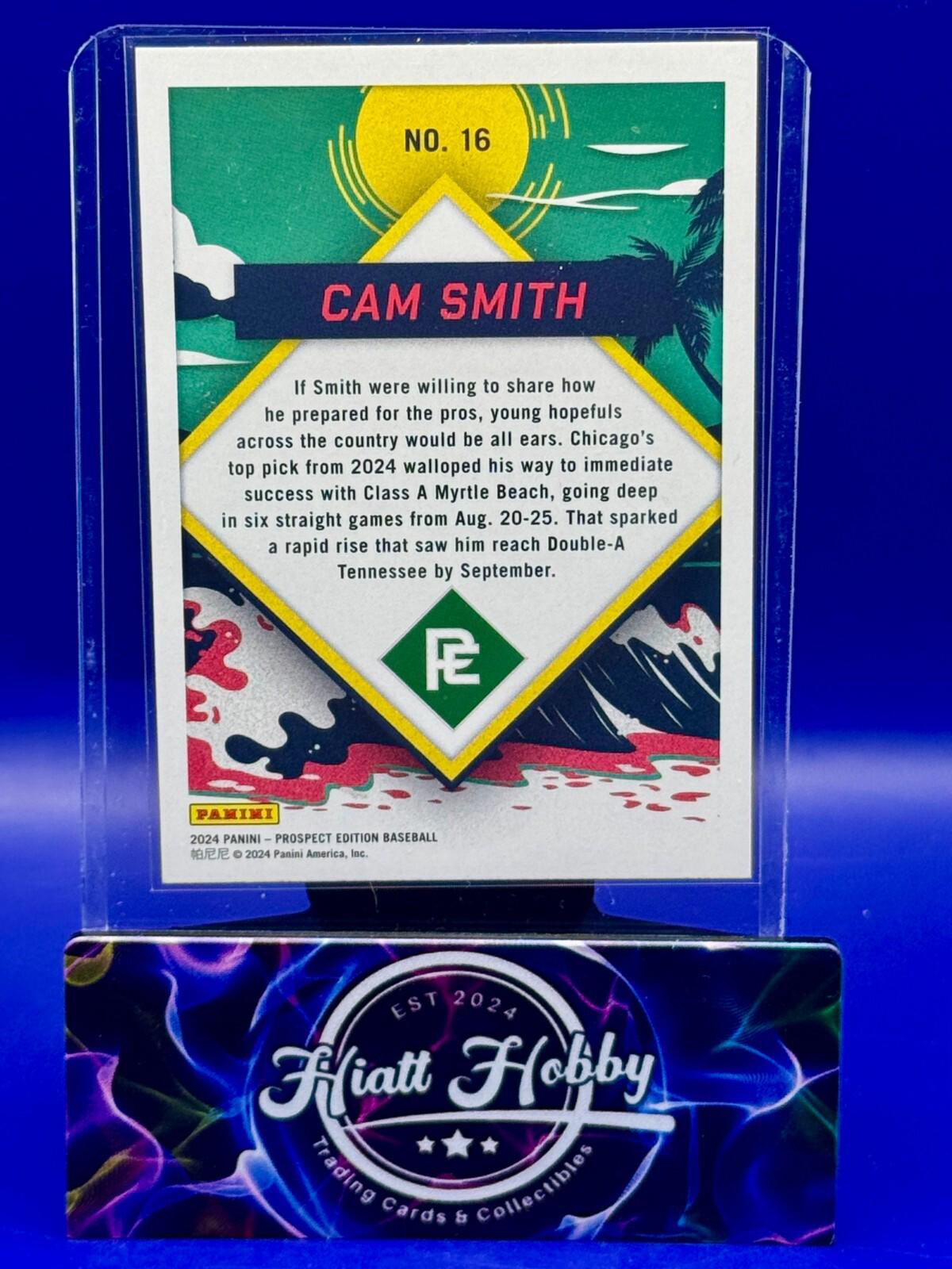 2024 Panini Prospect Edition - Prepping for the Pros Cam Smith #16 (RC)