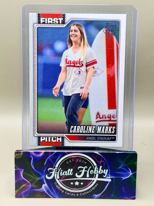 2026 Topps Series 1 - #FP-3 Caroline Marks - First Pitch