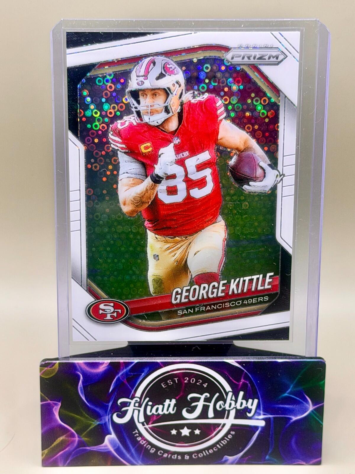 2025 Panini Prizm Football - #94 George Kittle - White Disco Prizm