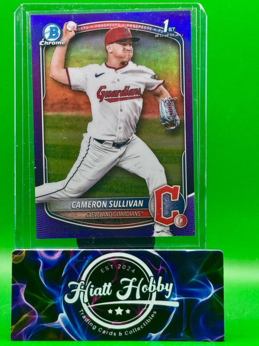 2025 Bowman Chrome - Cameron Sullivan #BCP-97 - True Purple Refractor /250