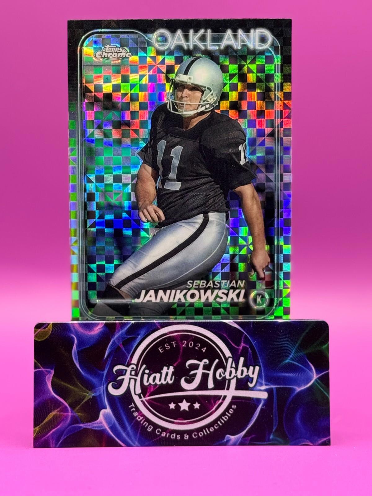 2024 Topps Chrome Football - Sebastian Janikowski #154 - X-Fractor