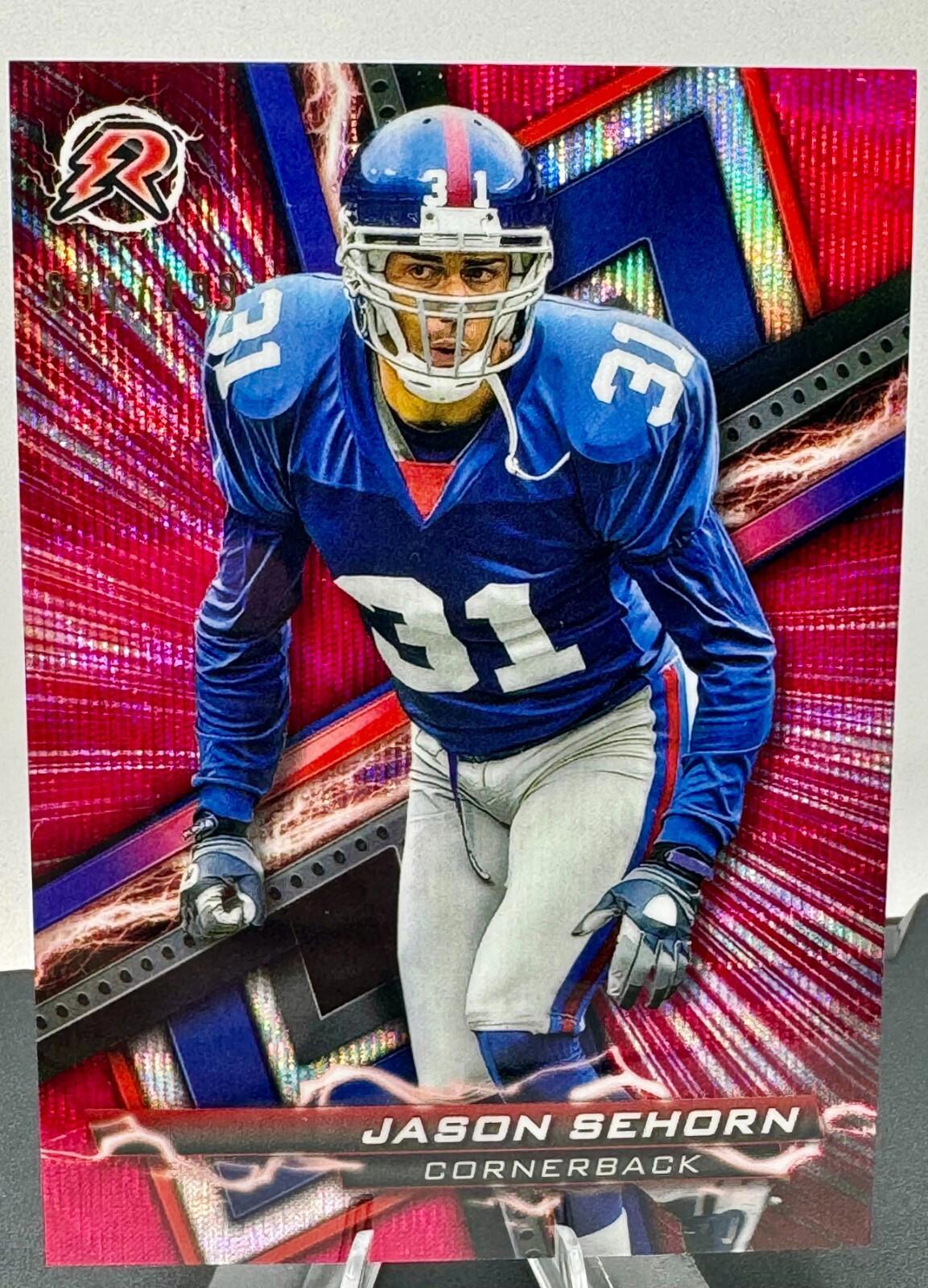 2023 Topps Composite - Resurgence Ruby Surge Refractor - Jason Sehorn #61 /199