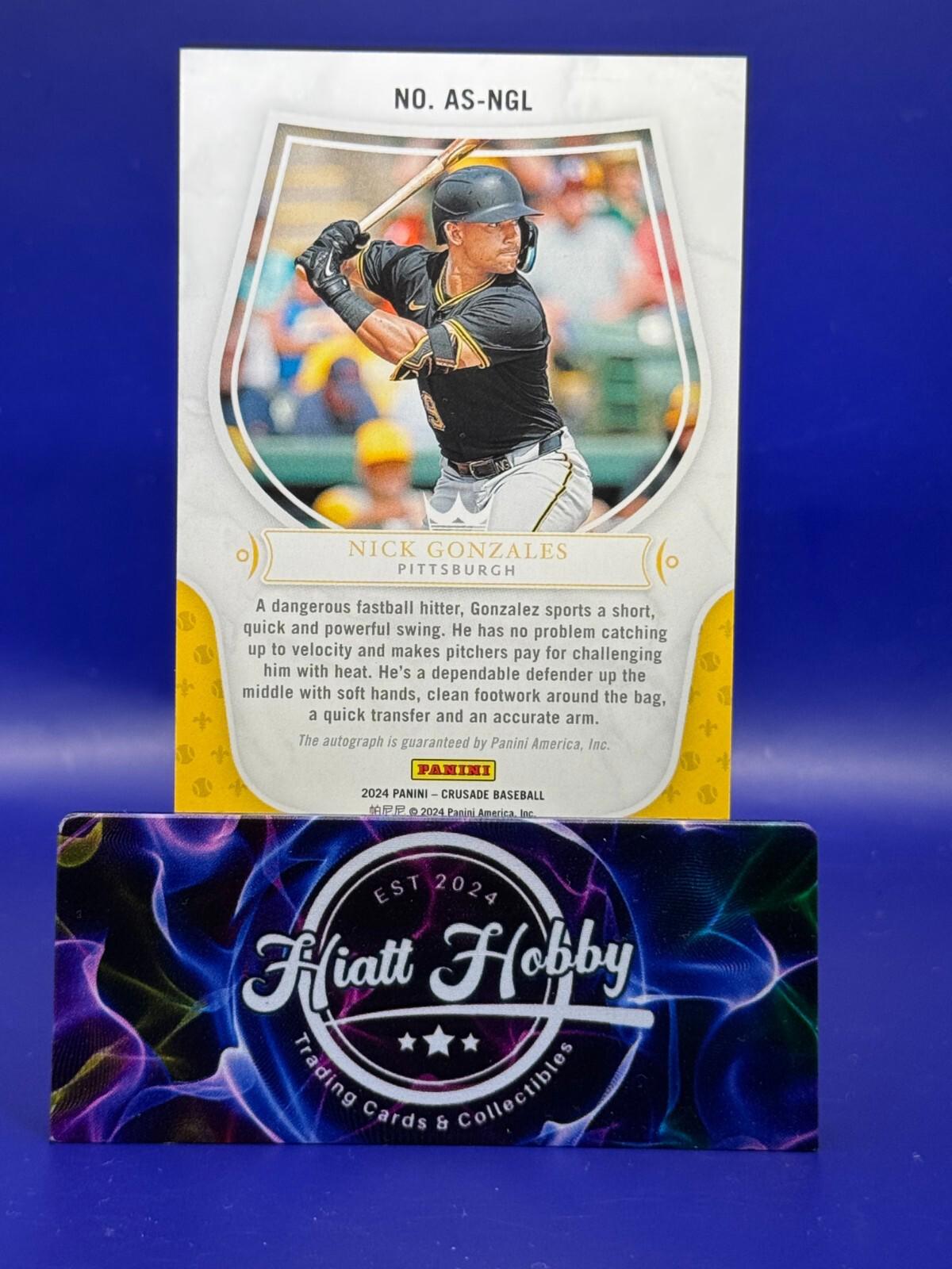 2024 Panini Crusade - Apprentice Signatures #AS-38 Nick Gonzales (AU, RC)