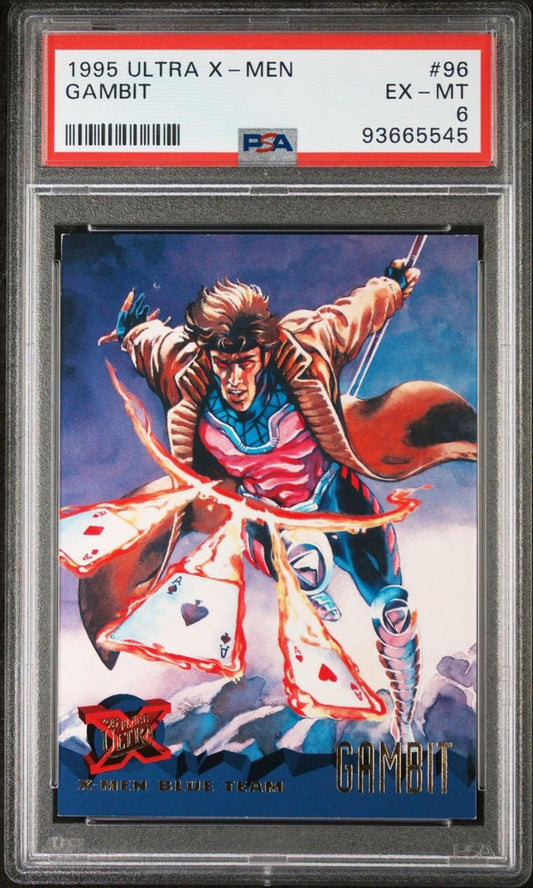 1995 Fleer Ultra X-Men Gambit #96 (EXCELLENT-MINT PSA 6)
