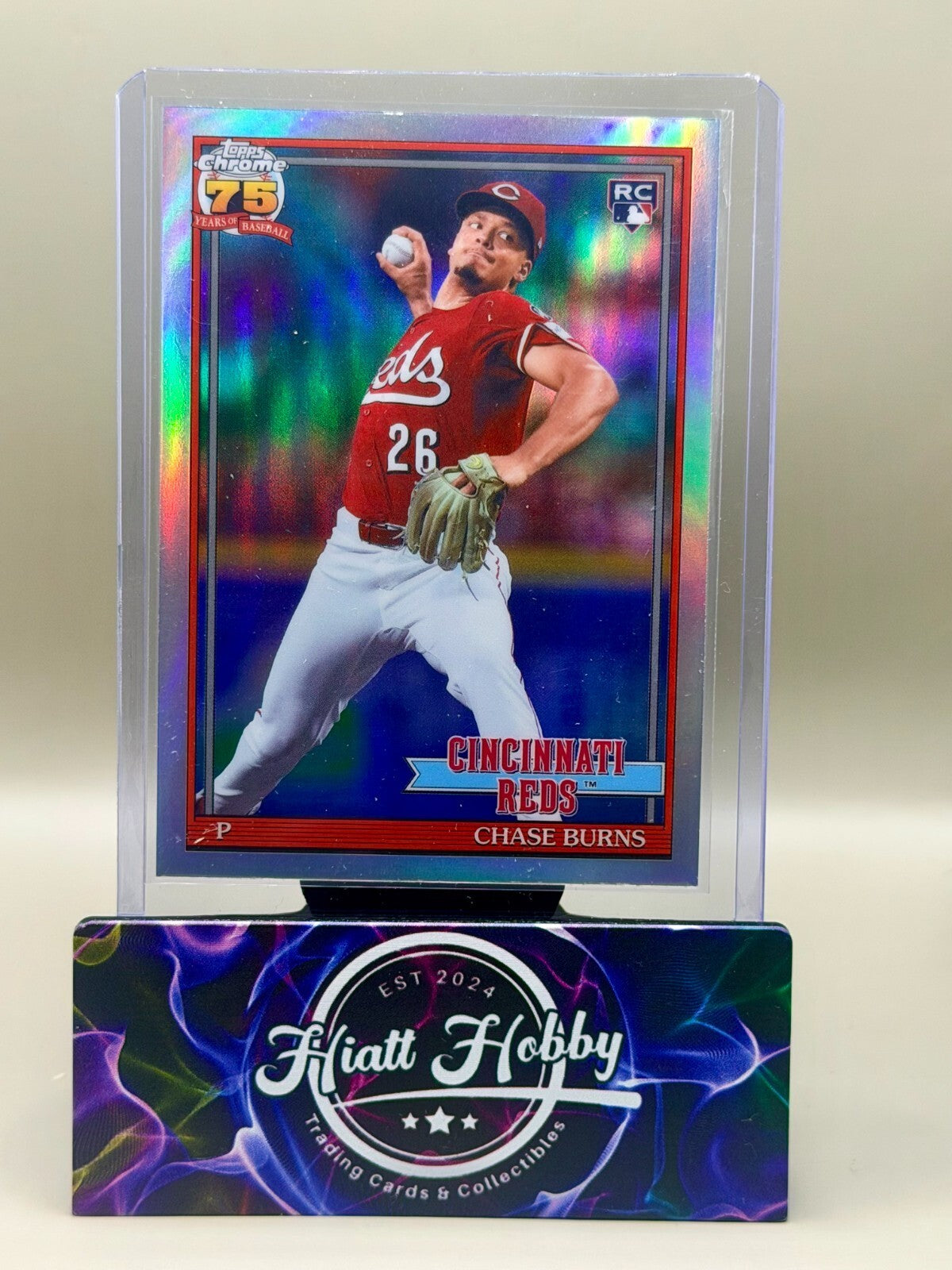 2026 Topps Chrome - #91CB-25 Chase Burns - 35th Anniversary (RC)